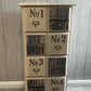 Grey Vintage Tallboy Drawers