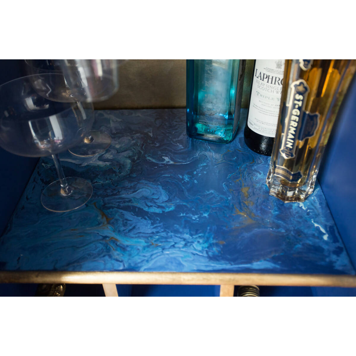 Marbled 'Bardrobe' - Wardrobe Converted Into Drinks Cabinet