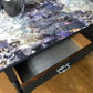 Two Drawer Grey Vintage Console Table