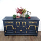 Navy Antique Old charm sideboard