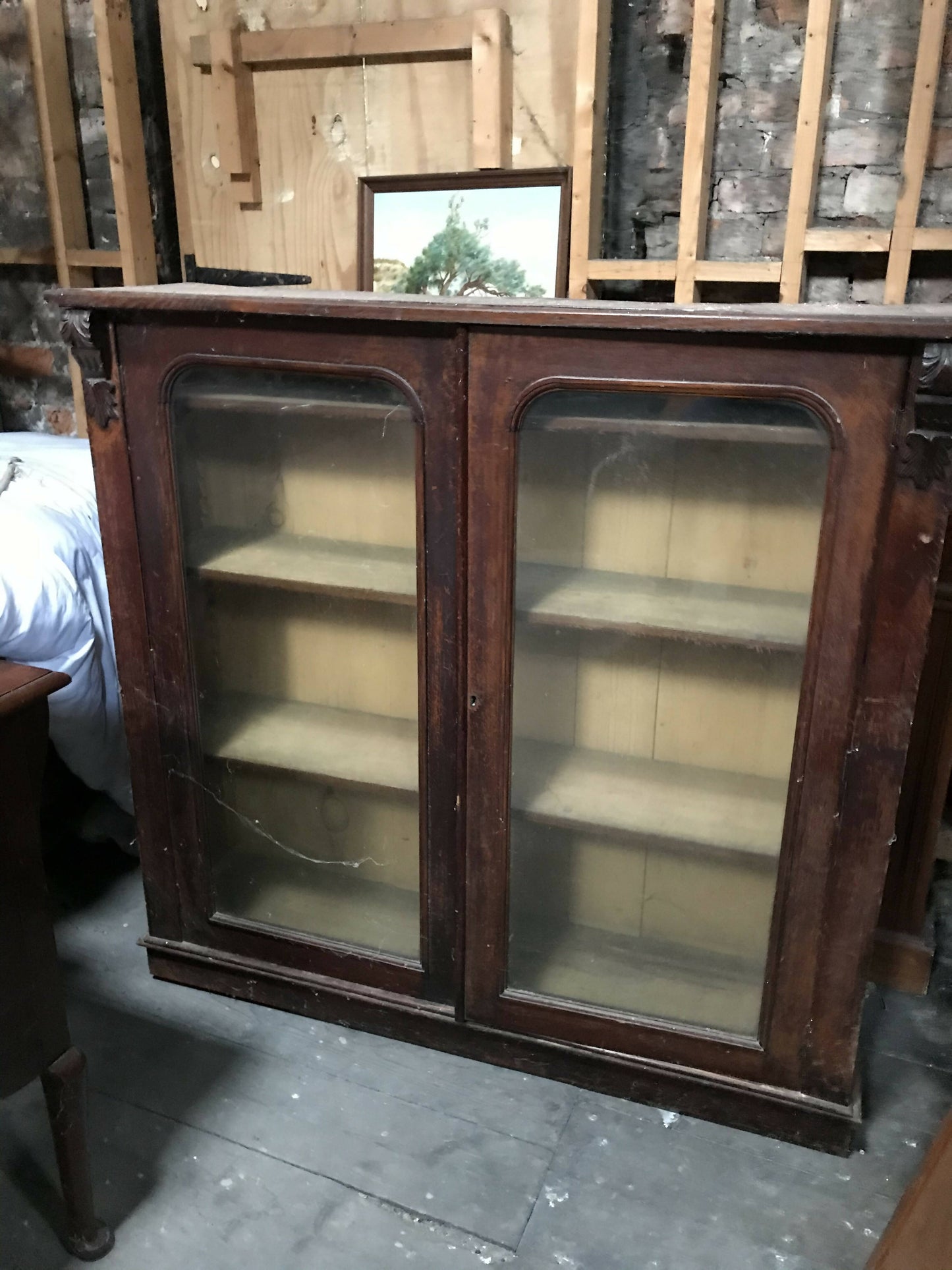 Gothic Wooden Display Cabinet