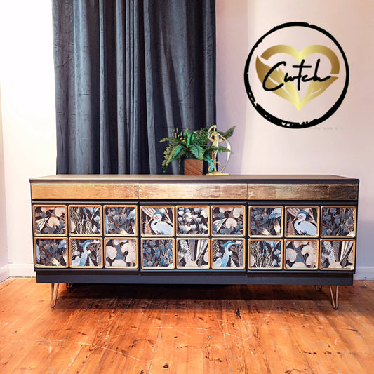 Painted McIntosh Sideboard, Art Deco Style