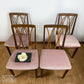 Pink G Plan Chairs (8)