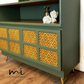 Nathan Sideboard, media unit, vintage tv stand, drinks cabinet, console, olive green, cupboard, retro, mid century modern - commissions available