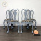 Vintage Victorian Claw And Ball Grey Mahogany Dining Table And 4 Chairs