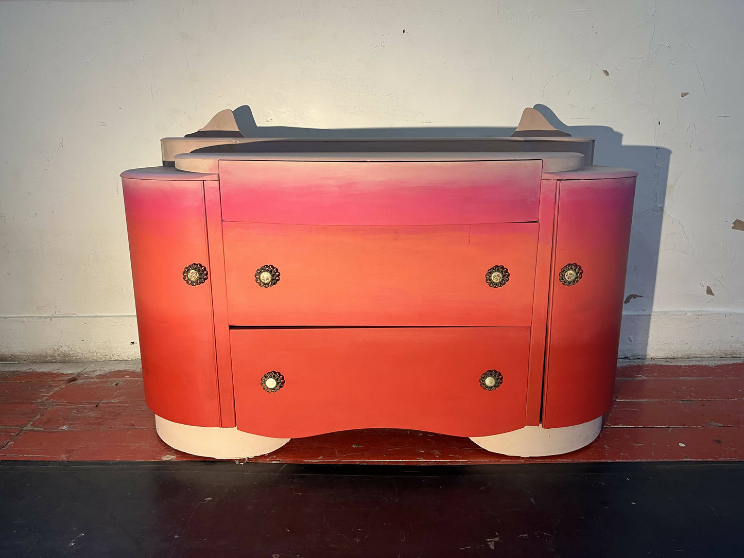 Large Pink Vintage Drawers