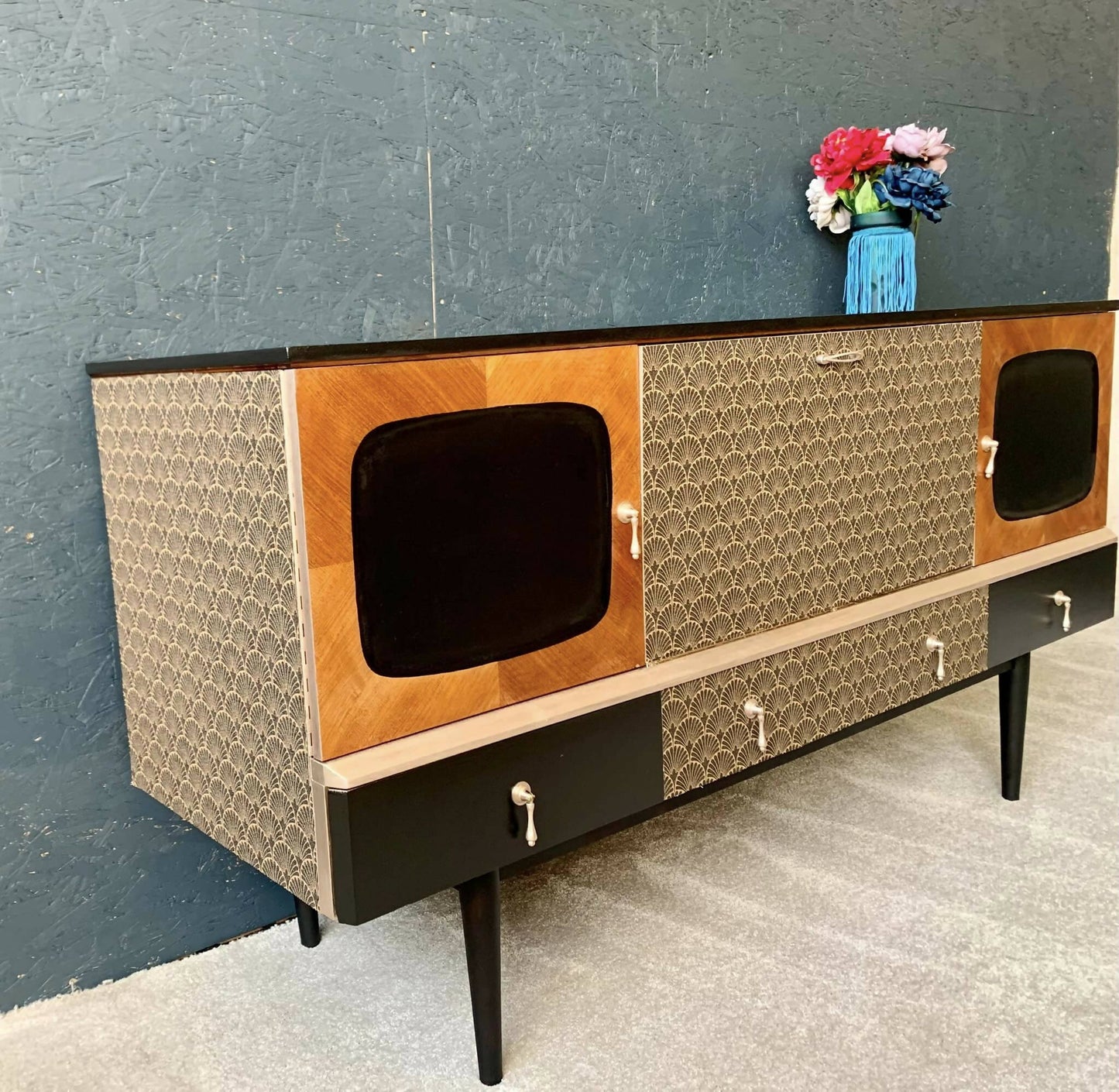 Vintage Lebus Long Sideboard