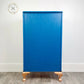Blue Art Deco Display Cabinet