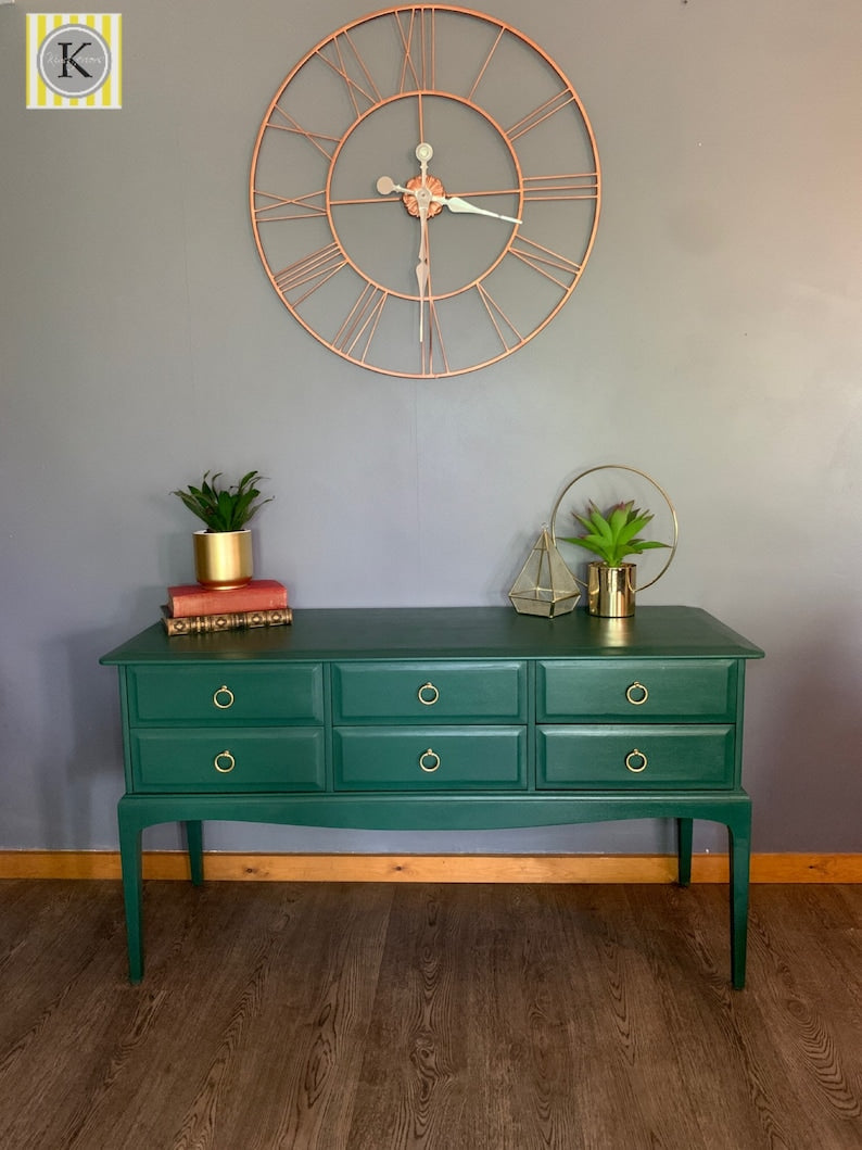 Green Stag Console Table