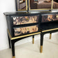 Stag Dressing Table in Black and Gold