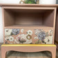 Stag Bedside cabinets in Floral and Pink