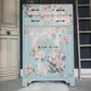 Blue Vintage French Tallboy Cupboard