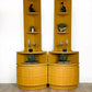 Mustard Yellow Nathan Teak Corner Unit / Drinks Cabinet