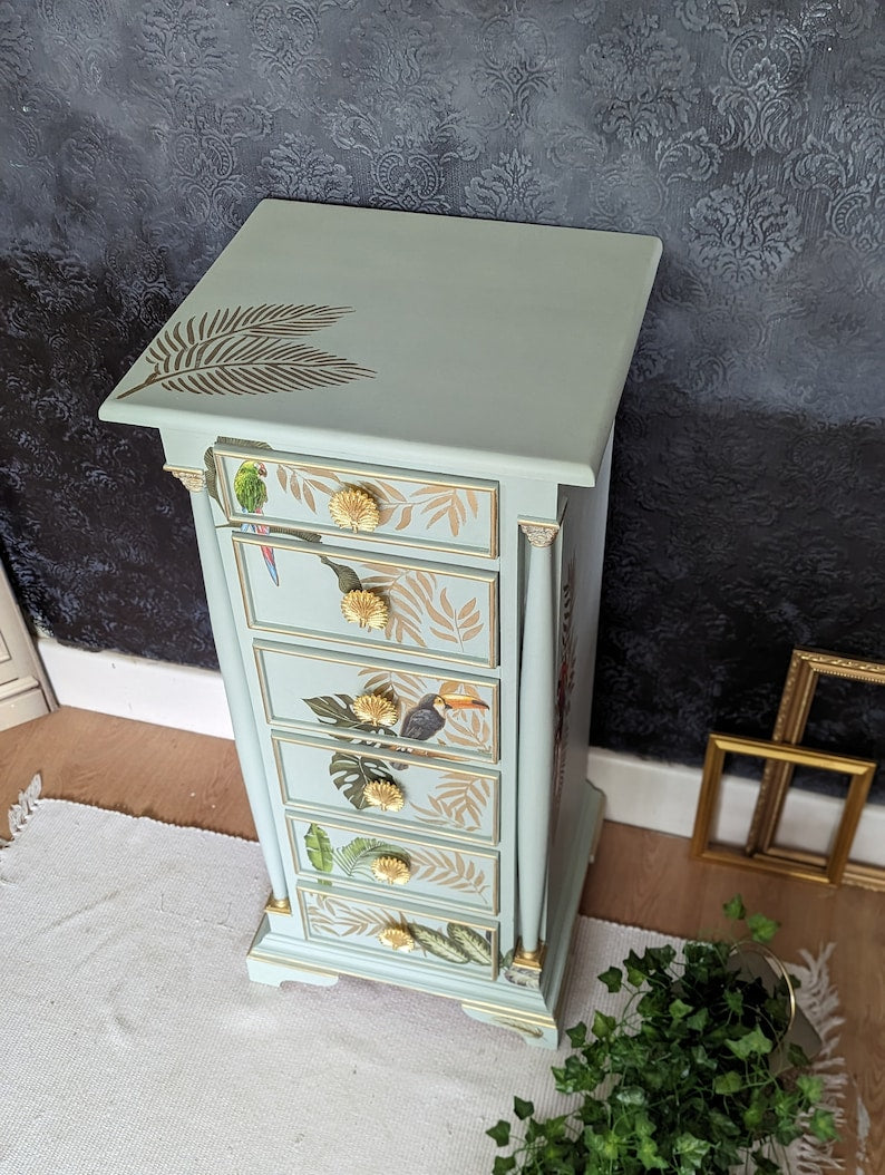 Tallboy drawer sets sourced and painted to order from quality vintage items. Bespoke service, please message.