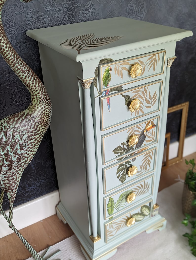 Tallboy drawer sets sourced and painted to order from quality vintage items. Bespoke service, please message.