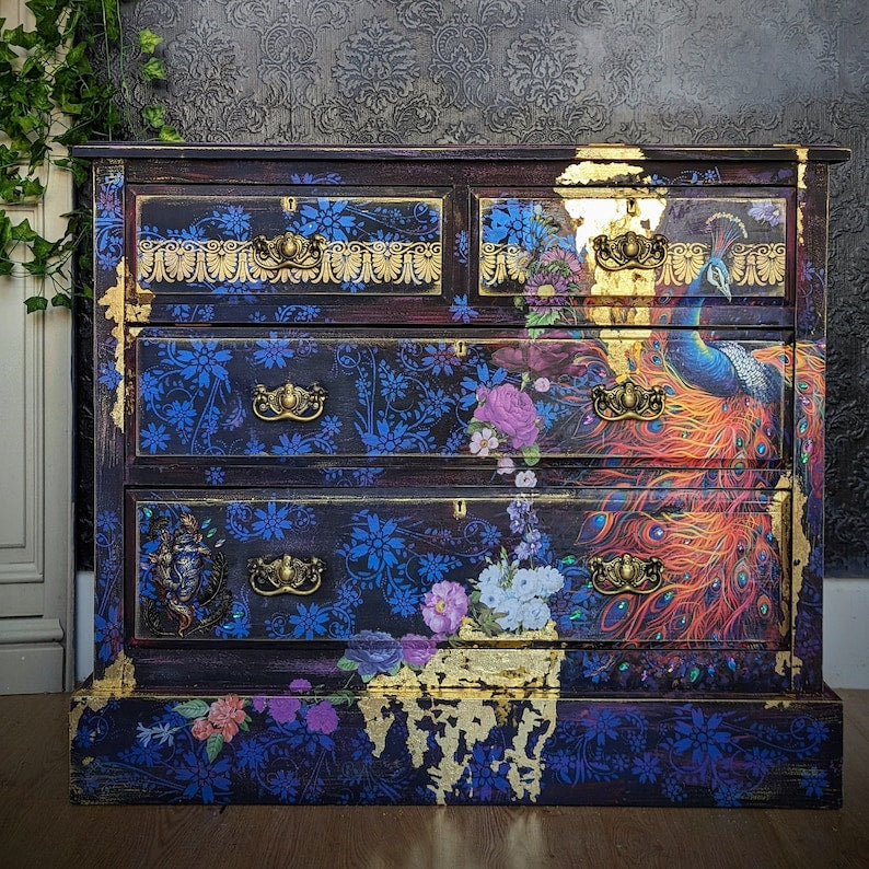 Bohemian style chests of drawers, created to order using quality vintage items. Medium size. Bespoke service. Pls msg.