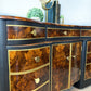 Walnut Black and Gold Sideboard- now sold. Contact to commission