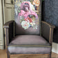 Upcycled, painted vintage and antique chairs. Maximalist, eclectic, bohemian. Leather chairs, vinyl , fabric. Created to order.