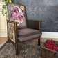 Upcycled, painted vintage and antique chairs. Maximalist, eclectic, bohemian. Leather chairs, vinyl , fabric. Created to order.