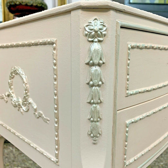 Painted Bedside Tables Pair Olympus Furniture French Louise Style Bedside Cabinets Pink
