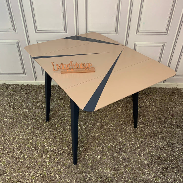 Painted Mid-century Drop Leaf Table Dining Table Retro Contemporary Design Commission Order