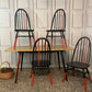 Black Ercol Vintage Dining Table Set  - Made To Order