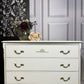 French Style Antique Chest of Drawers Louis Style Drawers Painted White Commissions Open