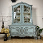 Extra Large French Antique Display Cabinet Ornate Buffet Carved Cabinet