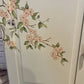 SOLD Hand painted grey/green sideboard with beautiful cherry blossom decoupaged flowers