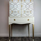 Tall Drinks Cabinet, Neutral, Vintage, Gold, Versace, Upcycled