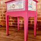 SOLD - VINTAGE STAG PINK UNICORN BEDSIDE TABLE/DRAWER