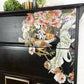 Stag Tallboy Chest of Drawers in Black and Gold Chinoiserie