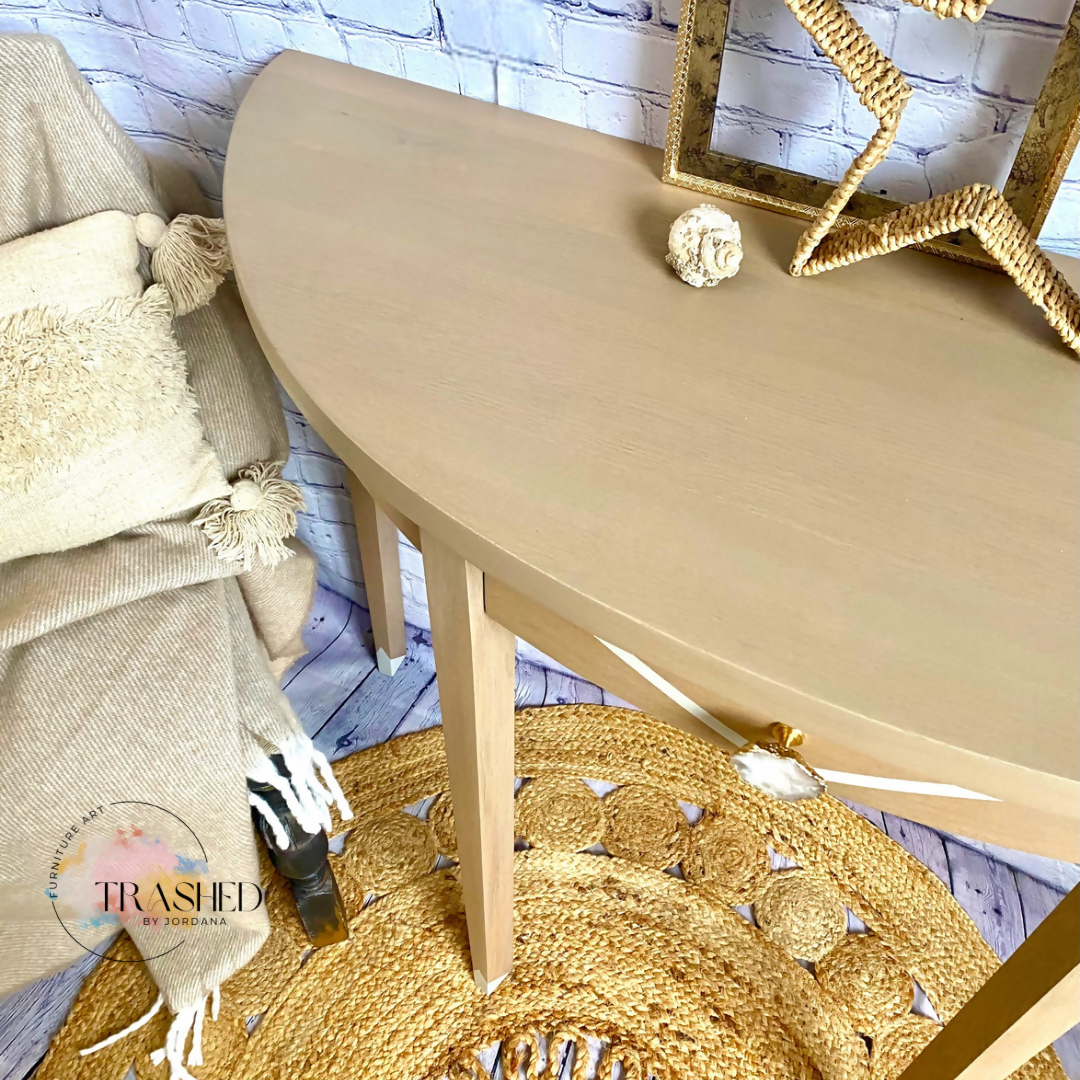 **SOLD DO NOT PURCHASE ** Half Moon Console Table