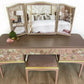 Pink and Gold Stag Dressing Table