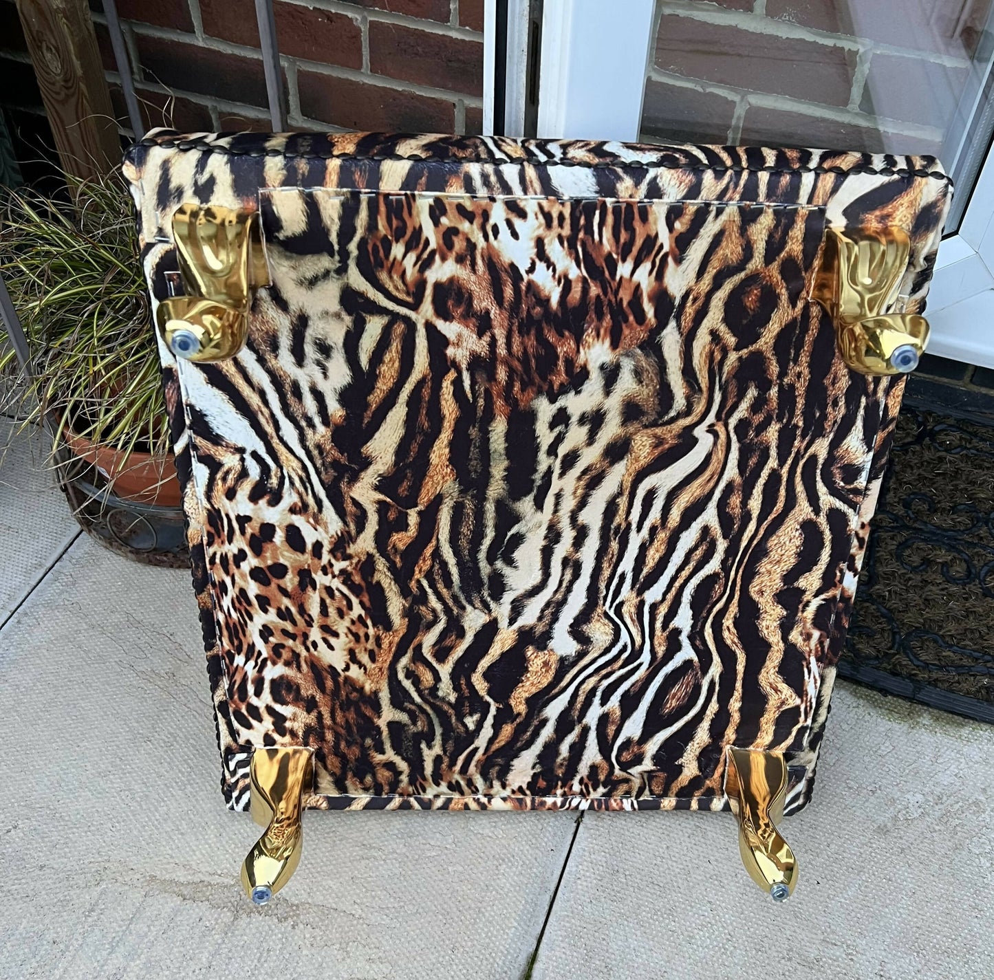 *SOLD* Tiger Feet Foot Stool