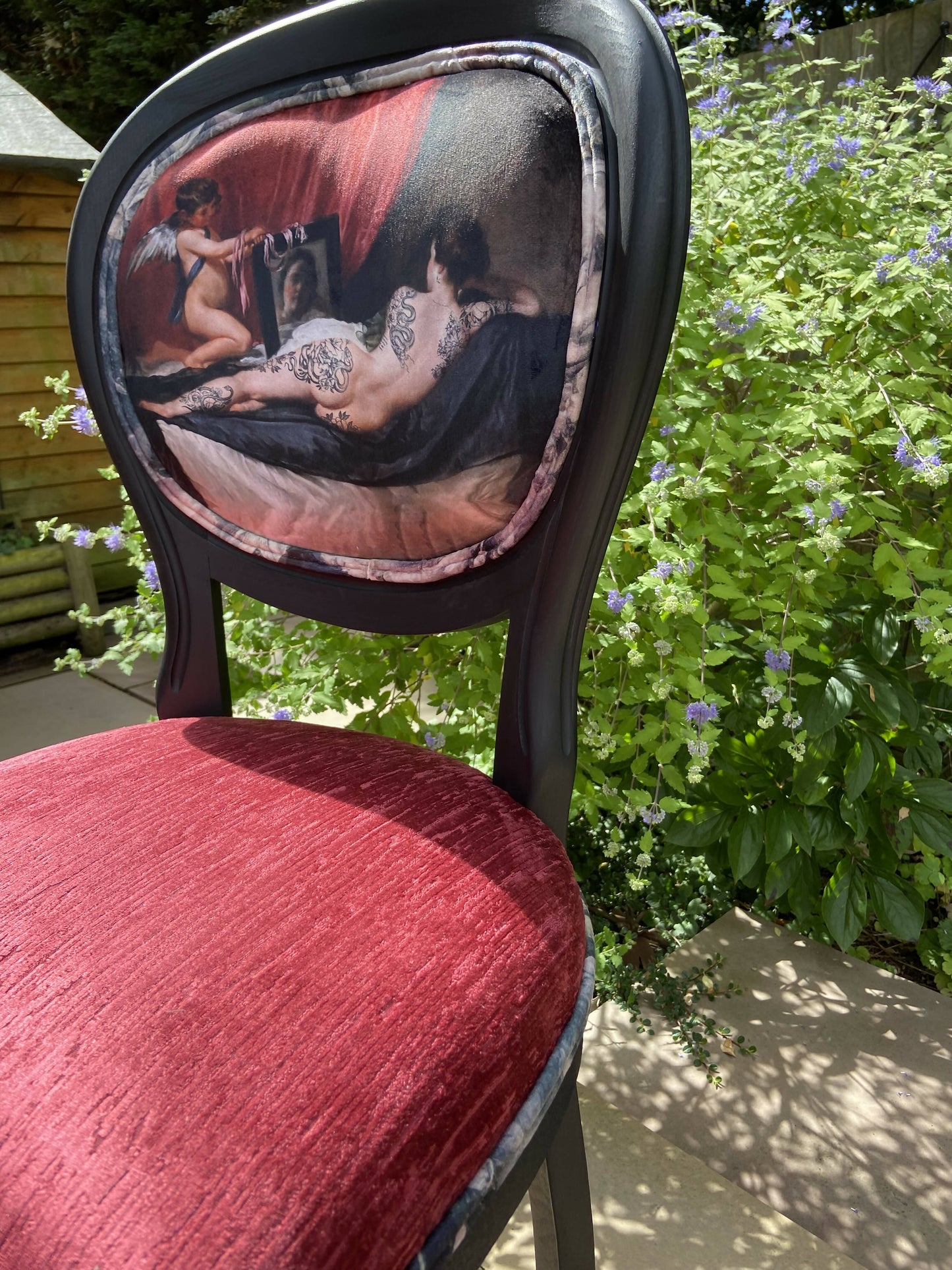 Tattooed Naked Lady Chair