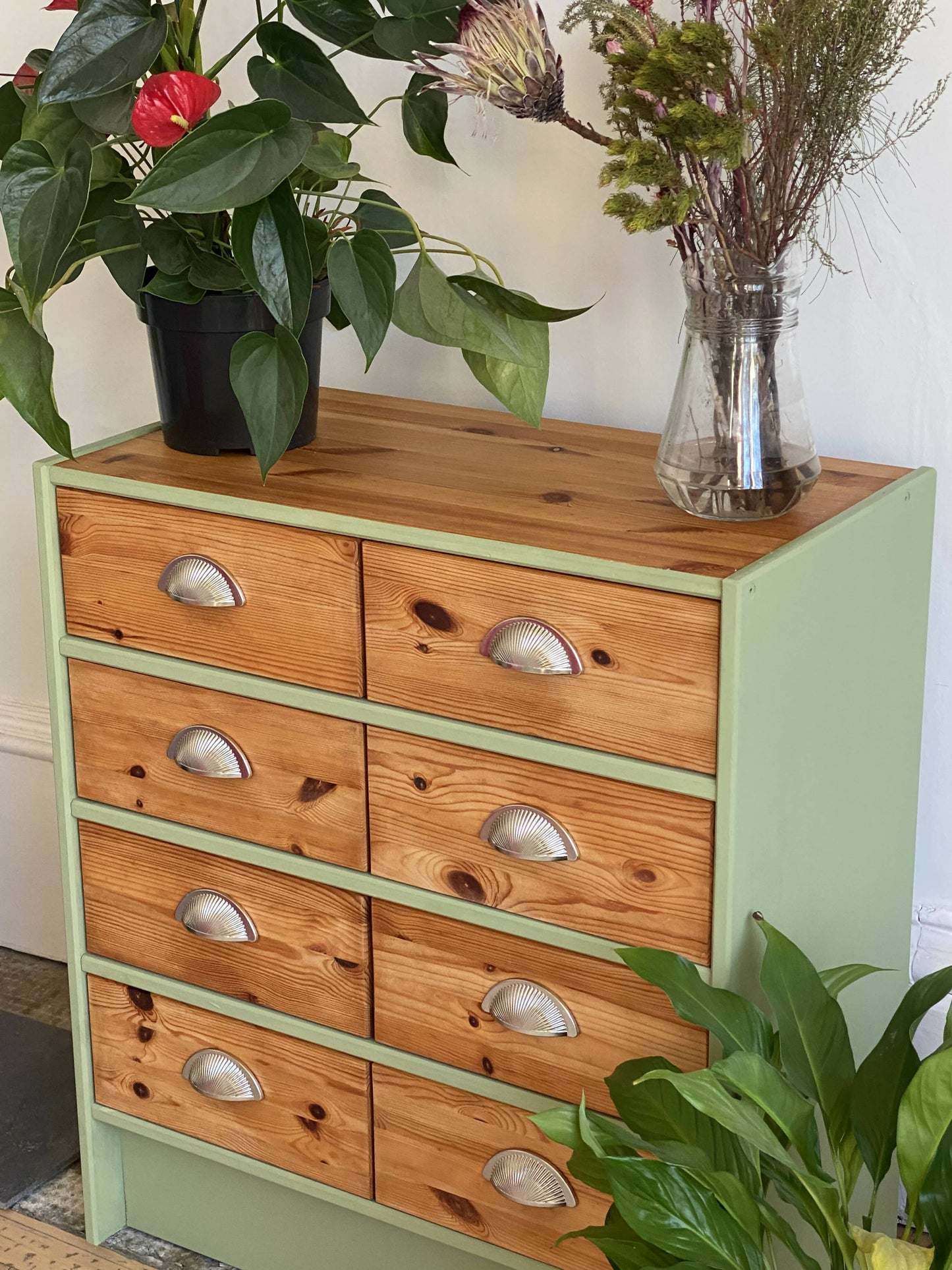 Vintage Merchants Chest of Drawers