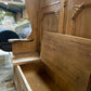 Solid pine Monks Bench