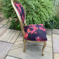 Gothic Rose Velvet Accent Chair