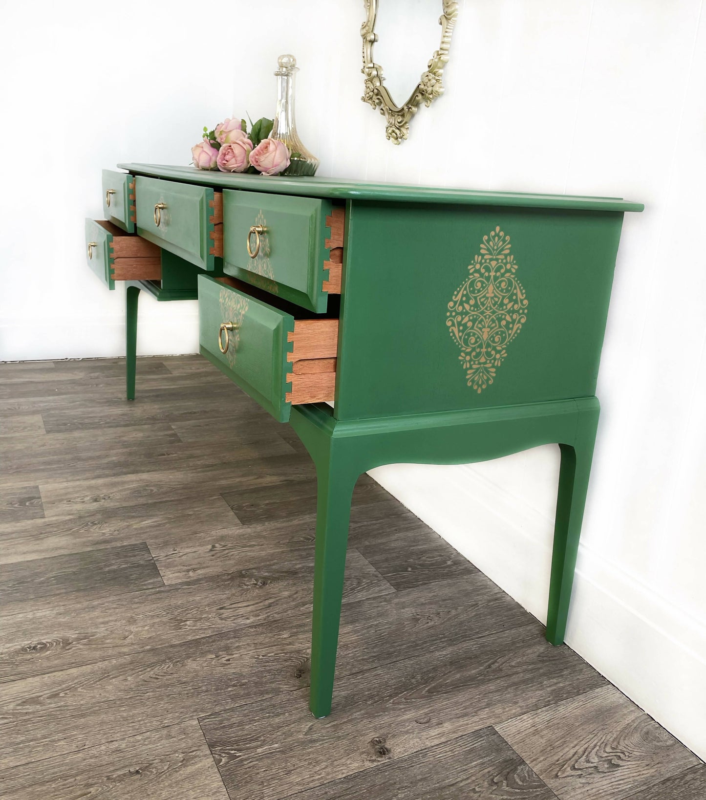 Green Stag Dressing Table/Desk