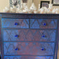 Deep Blue Vintage Chest of Drawers