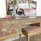 Pink and Gold Stag Dressing Table