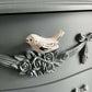 Unique slate grey drawer unit