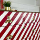 Vintage Red & White Hand Painted Drawers