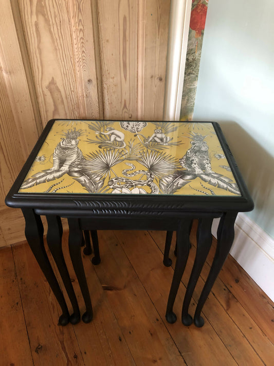 Up cycled nest of tables