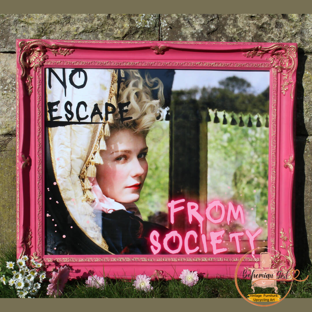 Wall decor/ Ornated Frame/Framed Print/ Marie Antoinette