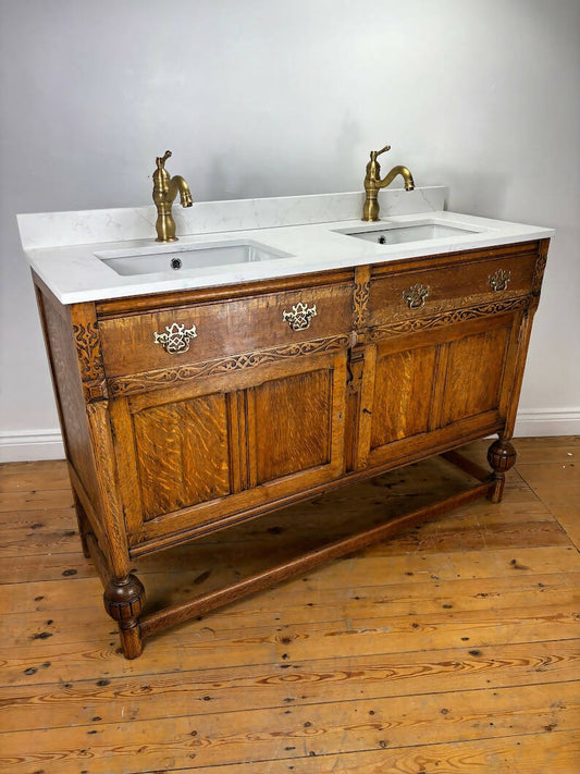 Vintage Vanity Unit Made to Order Vanity Unit Custom Made Bathroom Furniture Vintage Bathroom Washstand Basin Unit