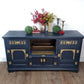 Navy Antique Old charm sideboard