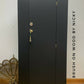 Mid Century LEBUS Black Wardrobe with Stag/Deer Design