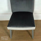 Grey Velvet Accent Chair